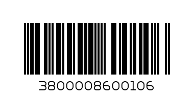 290ГР. БИСКВИТИ "ЗАКУСКА" С КАКАО - Barcode: 3800008600106