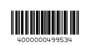 BLACK PLAIN V NECK TSHIRT/XL - Barcode: 4000000499534