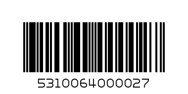 pelisterka water - Barcode: 5310064000027