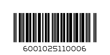 NESTLE BAR ONE GIANT   100 G - Barcode: 6001025110006