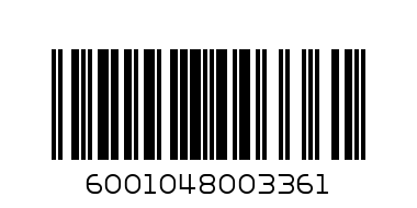 GRAPETISER WHITE BTL 275MLX6 - Barcode: 6001048003361