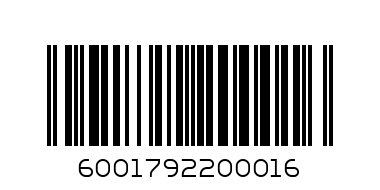 BLACK BOBS REGULER - Barcode: 6001792200016