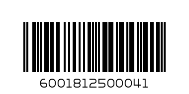 Zappa White 750ml - Barcode: 6001812500041