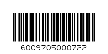 CAROLINA 5KG PARBOILED RICE - Barcode: 6009705000722