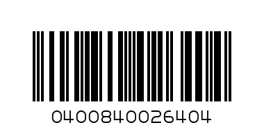 Kinder Sjokolade  23.5g x 40 stk - Barcode: 04008400264004