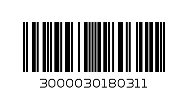 3000030180311@WHITE GLASS VASE NO.V00/14.5X300@V001白色玻璃花瓶4瓣 - Barcode: 3000030180311