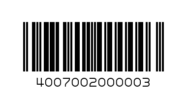 WHITE BOARD PLASTIC FRAME 002 - Barcode: 4007002000003