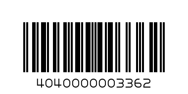Mineral water - Barcode: 4040000003362
