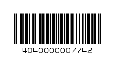 Mineral water - Barcode: 4040000007742