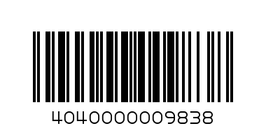 Mineral Water - Barcode: 4040000009838