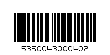 TURMERIC GROUND - Barcode: 5350043000402