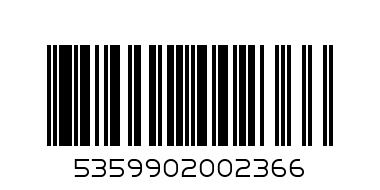 bordon 200g - Barcode: 5359902002366