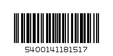 Boni Flutes aux raisins et aux Noixsettes 390gr - Barcode: 5400141181517