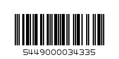 smart water600mle - Barcode: 5449000034335