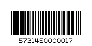 5721450000017@GIFT PAPER BAGS 24.5X33.5@35X24X8纸袋 - Barcode: 5721450000017