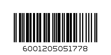 Iwisa maize meal 1kg - Barcode: 6001205051778