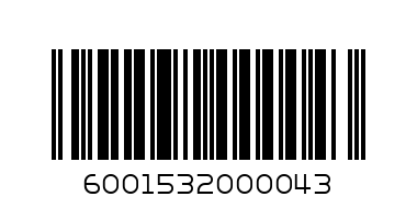 DINU 25S L NAPKINS WHITE 2PLY - Barcode: 6001532000043