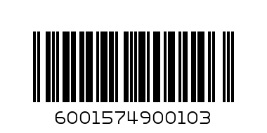 EVEREADY 40W FROSTED BULBS - Barcode: 6001574900103