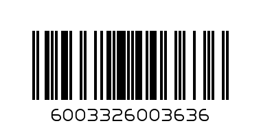 Black Label 750ml - Barcode: 6003326003636