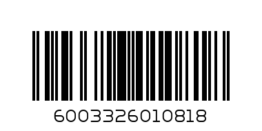 CARLING 330ML BLUE LABEL BTL - Barcode: 6003326010818