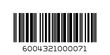 Papier Borde Pak - Barcode: 6004321000071