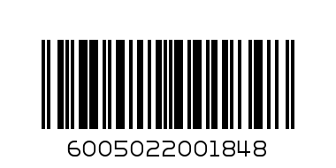 TUFFY 20S BLACK BAG ON ROLL - Barcode: 6005022001848