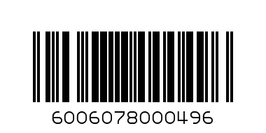 PEDGREE 8KG ADULT MED BEEF - Barcode: 6006078000496