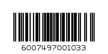 WILLARDS 75G CHEEZIES - Barcode: 6007497001033