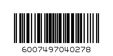 WILLARDS 75G JELLY STRAWBERRY - Barcode: 6007497040278