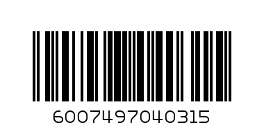 WILLARDS 75G PEACH JELLY - Barcode: 6007497040315