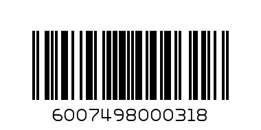 SAVANHA SAUVIGNON BLANC - Barcode: 6007498000318