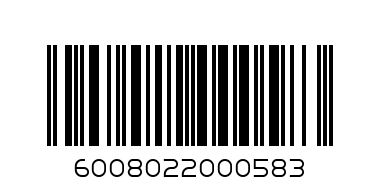 BAKERS INN HALF BREAD - Barcode: 6008022000583