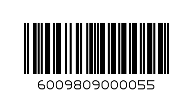 ZERO DARK PEANUT BUTTER - Barcode: 6009809000055
