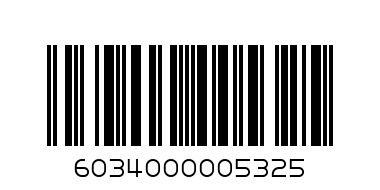 MOUNTAIN DEW CAN - Barcode: 6034000005325