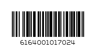 Glacier Drinking Water 1ltr - Barcode: 6164001017024