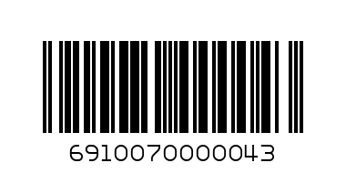 6910070000043@TOY VOICE GUN NO.207@207电动枪 - Barcode: 6910070000043