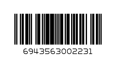 6943563002231@DISPOSABLE PLASTIC PLATE 230MM 9 20P/PAC NO.002231@9寸PS盘12G/个 - Barcode: 6943563002231