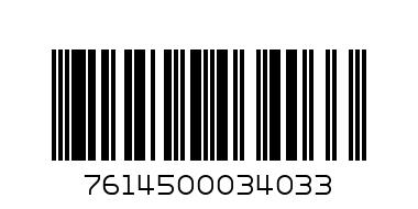 TOBLERONE 400G - Barcode: 7614500034033