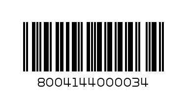 Mozzarella di Bufala DOP Tanagrina 125 gr - Barcode: 8004144000034