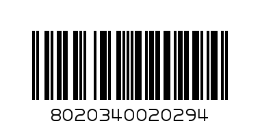 LORI PASTA GLUTEN FREE FUSILLI 340G - Barcode: 8020340020294