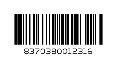 NATURAL 60G TUMERIC REFILL - Barcode: 8370380012316
