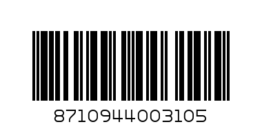 vanrooy pastry shells fish shape - Barcode: 8710944003105