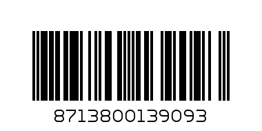 بورقات جلي توت شرائح - Barcode: 8713800139093