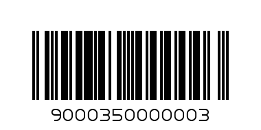 شامبو برت كبير - Barcode: 9000350000003